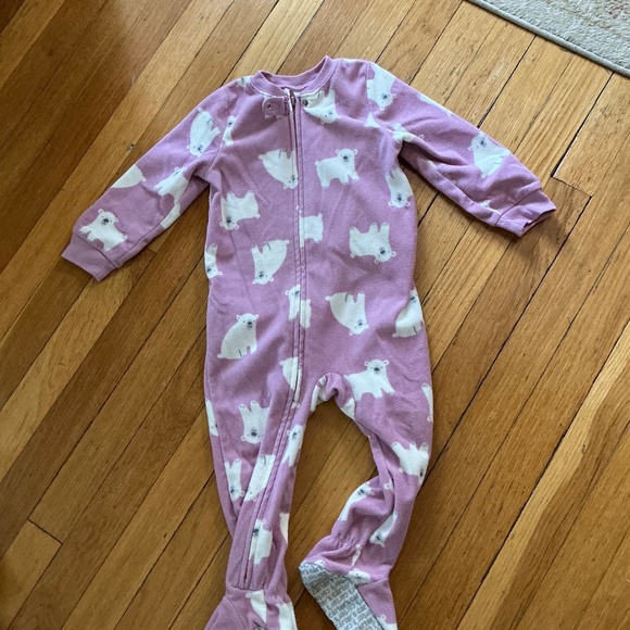 Carter’s Bundle of 3 Loose Fit Long-Sleeve 1-Piece Pajamas size 2T EUC - Picture 13 of 16